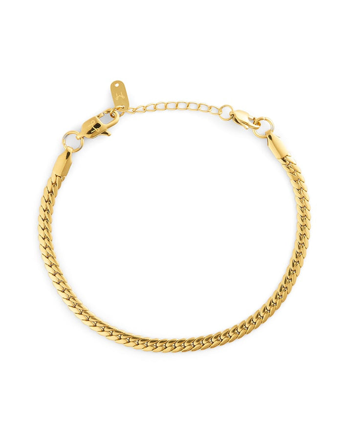 Serpentine Bracelet Gold Medium