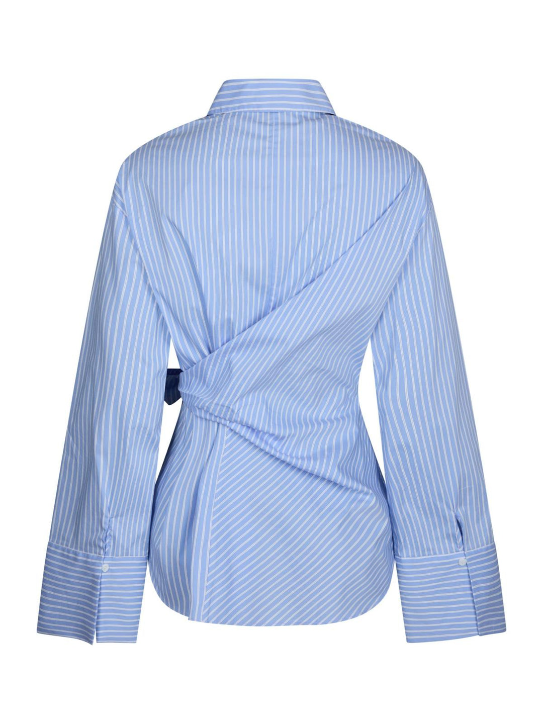 helisa stripe shirt light blue