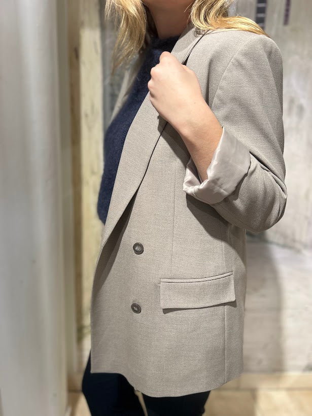 RITA LS RELAXED BLAZER MEL