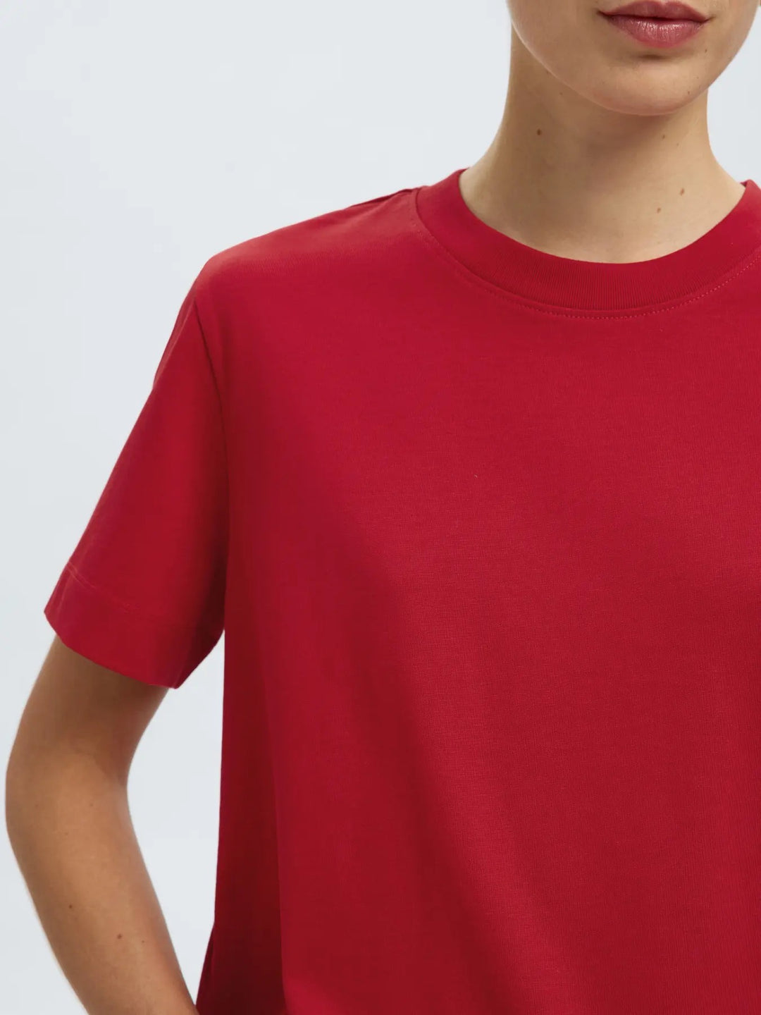 SLFESSENTIAL SS BOXY TEE
