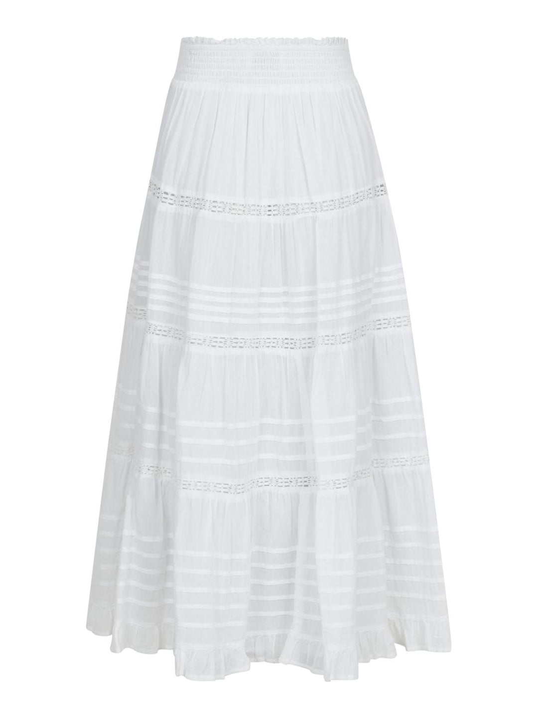 Felicia voile skirt white