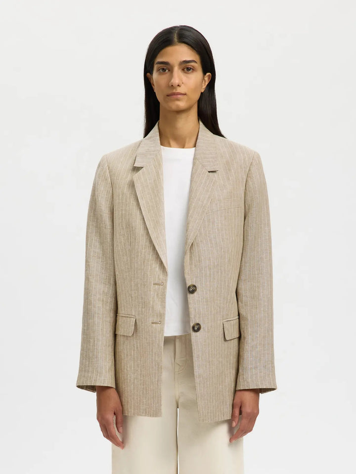 Relaxed Ida Linen Blazer