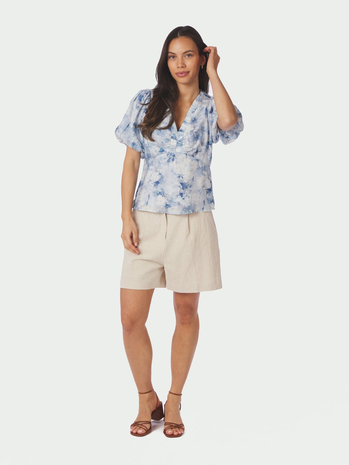 Irina Floral Fusion blouse