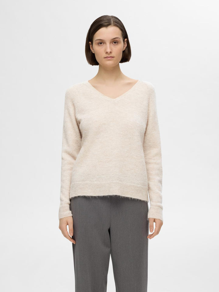 Lulu New LS Knit V-Neck