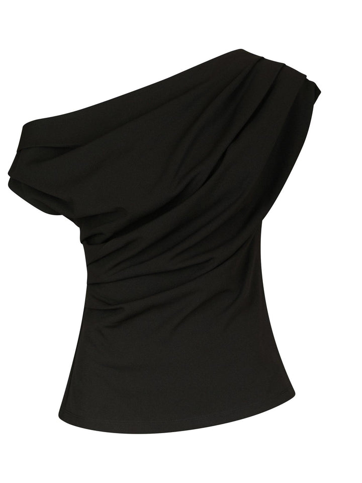 Mabelle drapy top black
