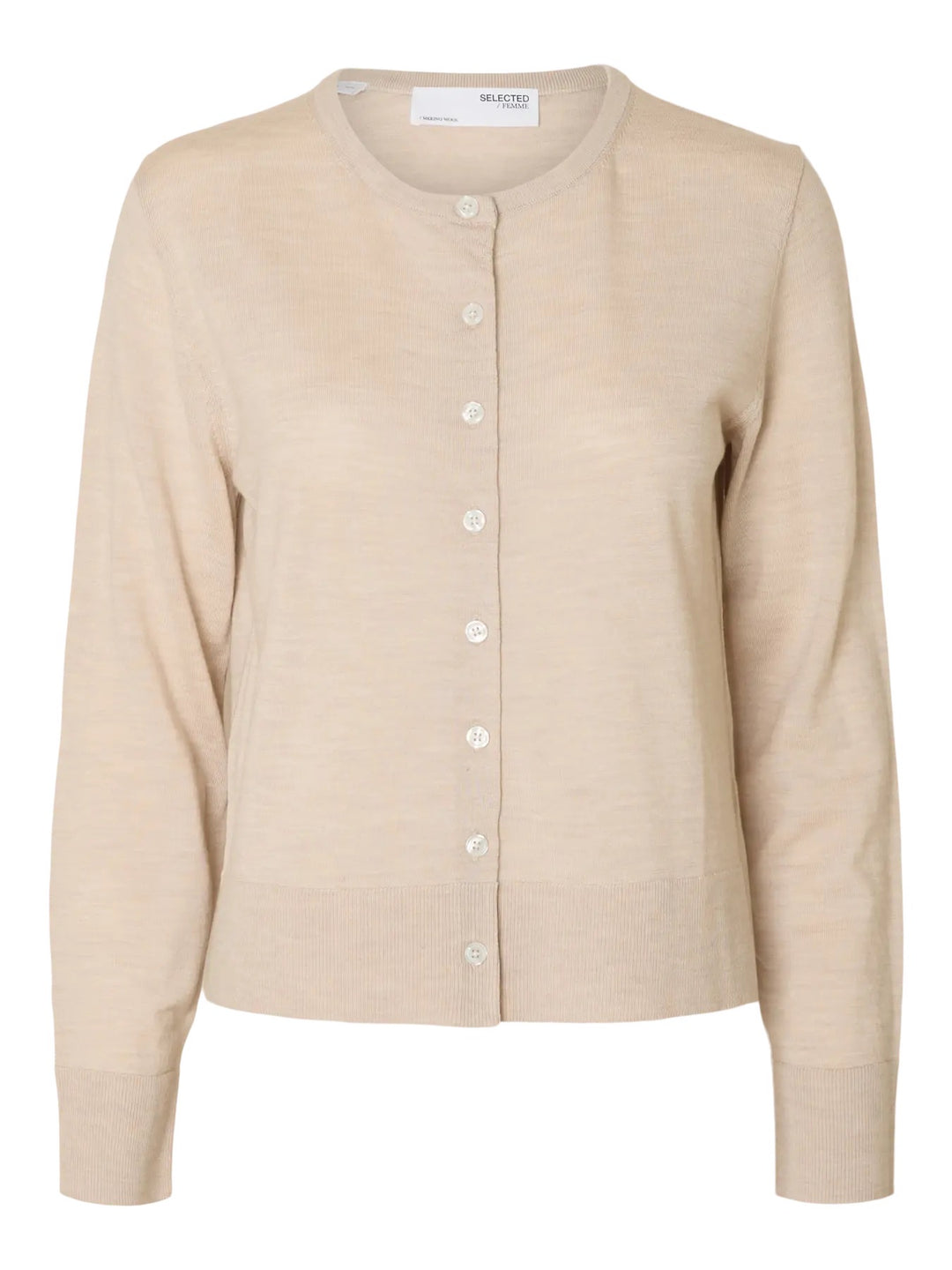 SLFTHEA LS KNIT MERINO CARDIGAN NOOS