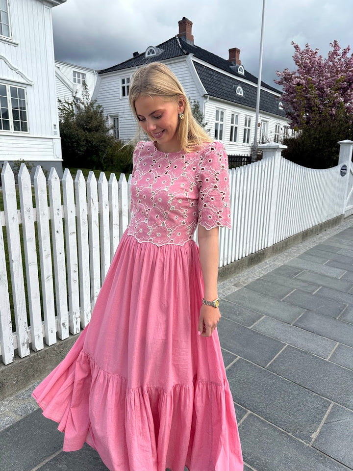 Broderie Anglaise Maxi Dress