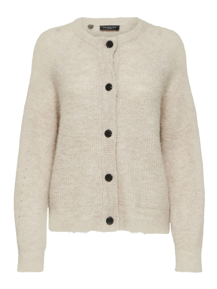 SLFLULU LS KNIT SHORT CARDIGAN