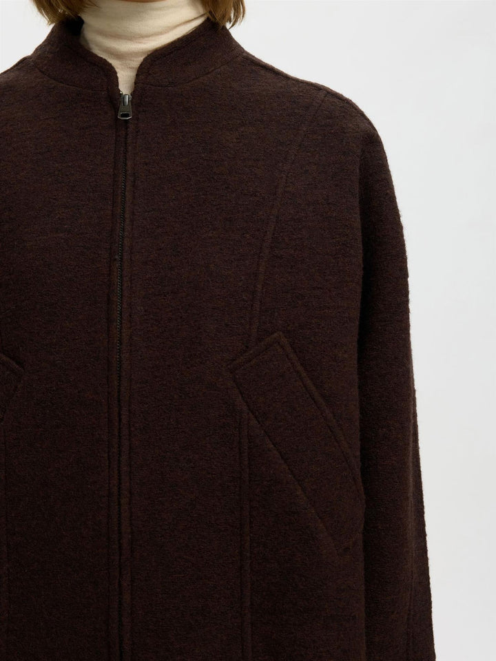 jacqueline wool blend jacket delicioso