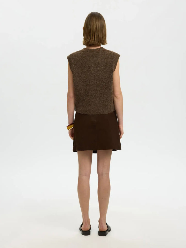 lulu knit vest dachshund