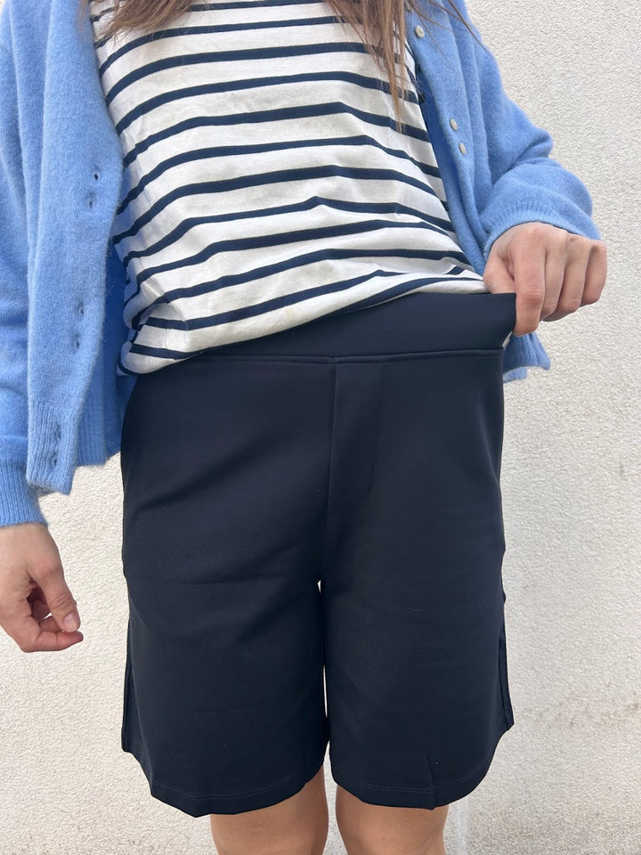Ponte Shorts Navy