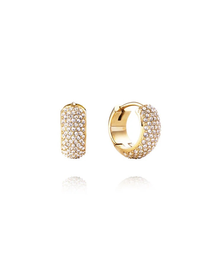 Amour Gold Hoops Small