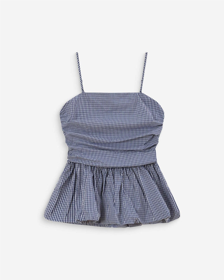 Valo Fitted peplum top