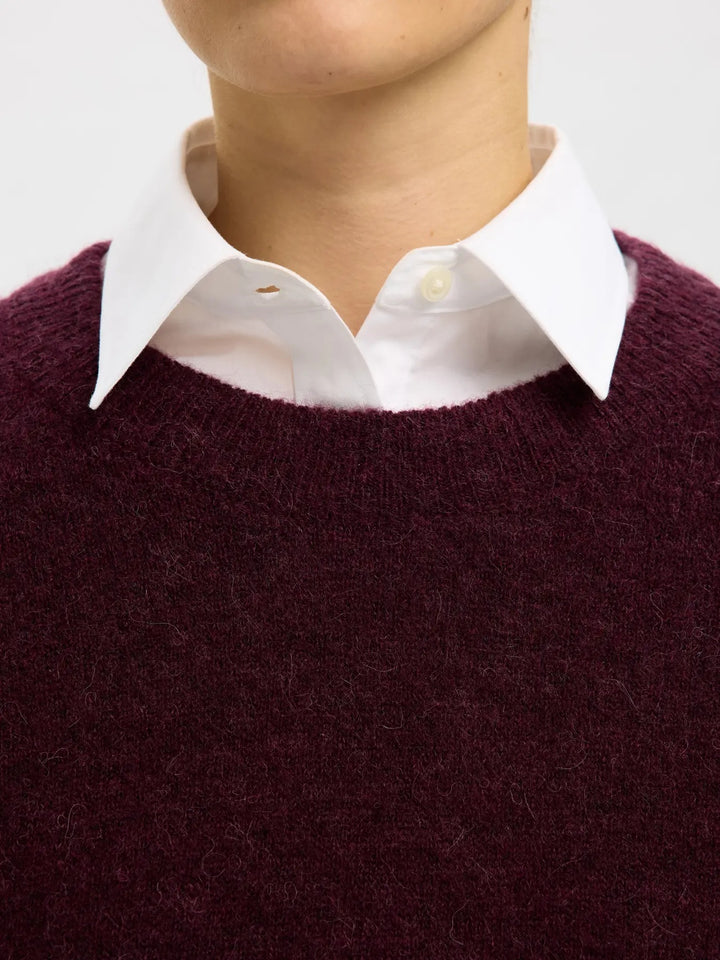SLFLULU LS KNIT O-NECK