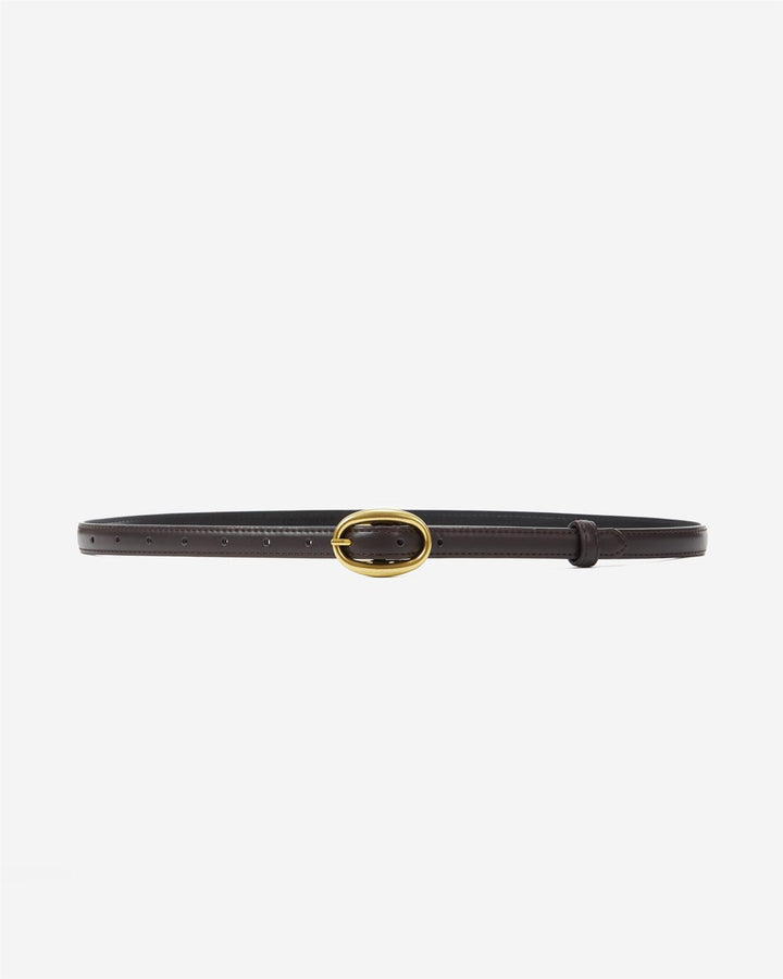 Abel faux leather belt