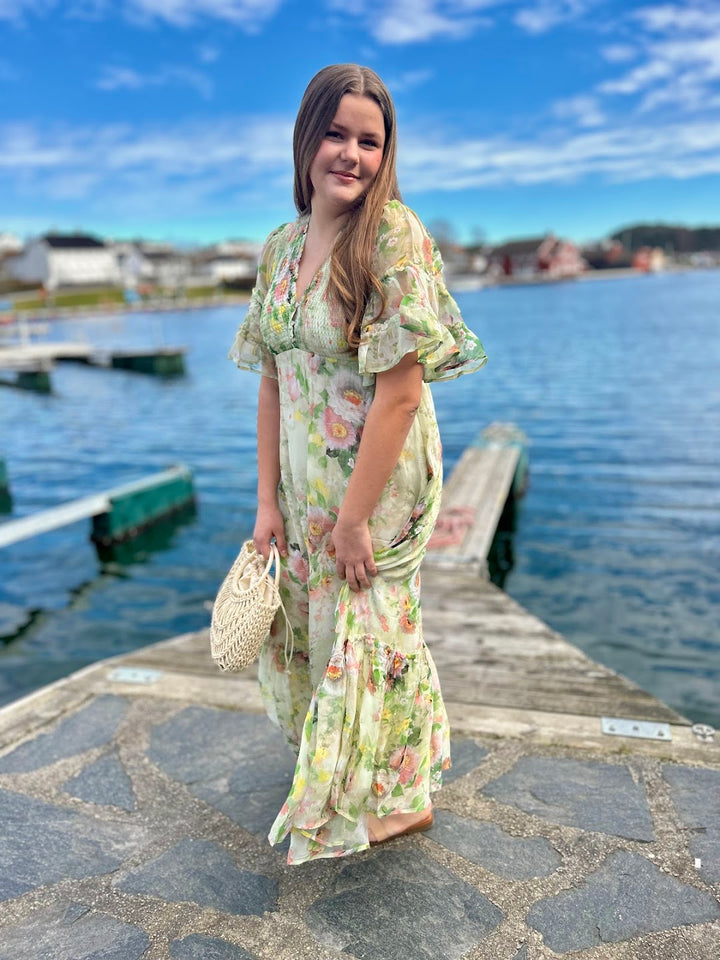 Organza Smocking Dress