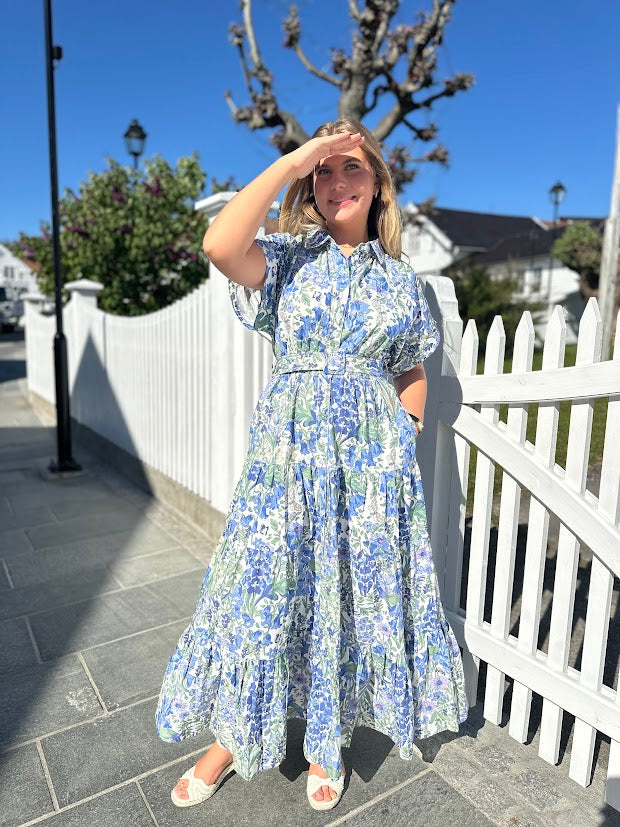 Poplin shirt dress
