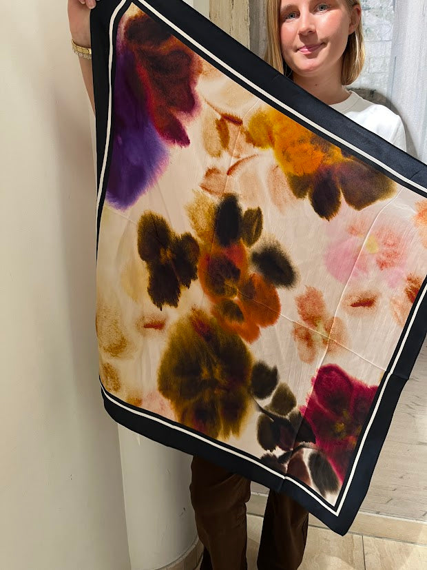 Poppy Silk Scarf
