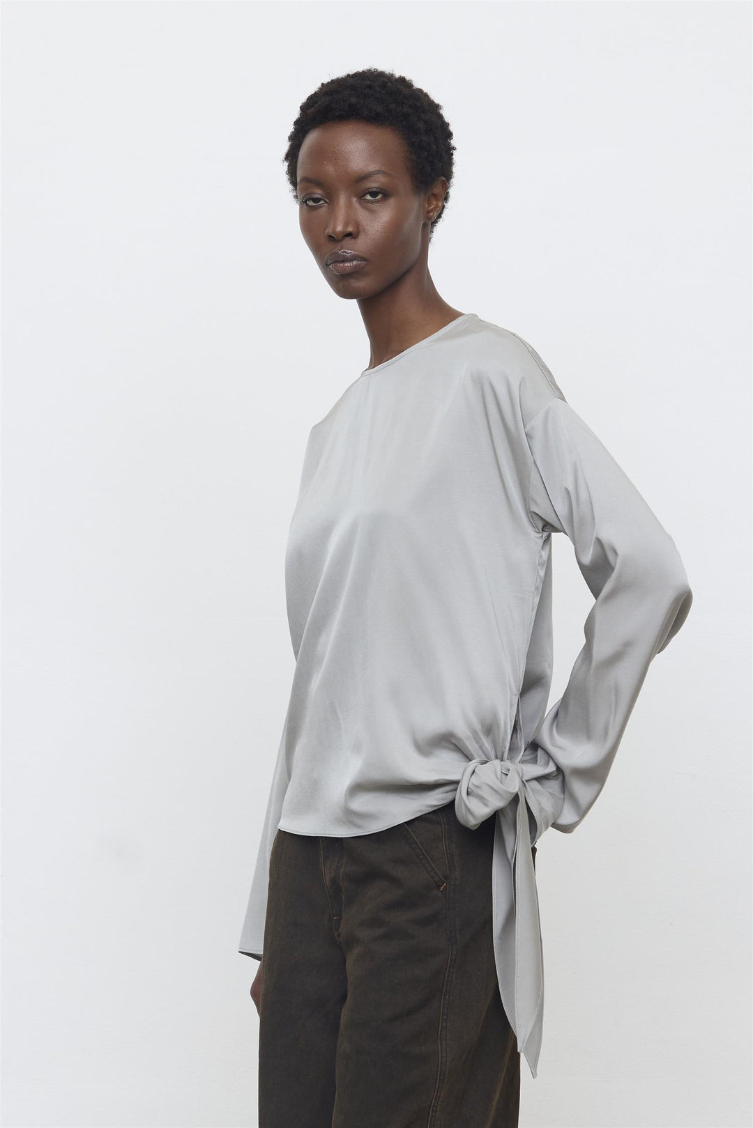Blusa grigio