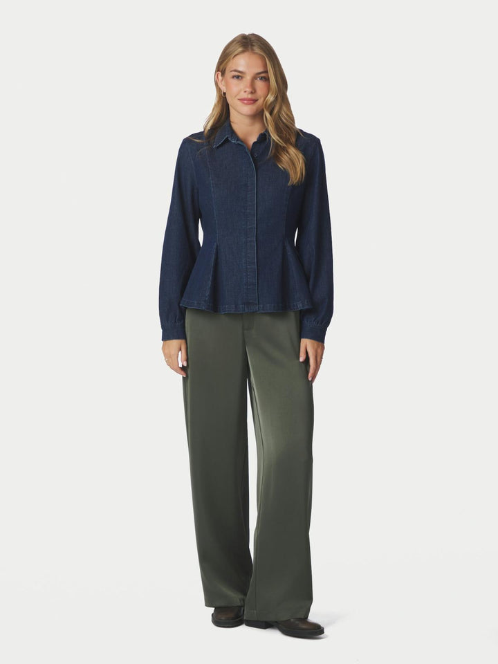 Melody denim shirt dark blue