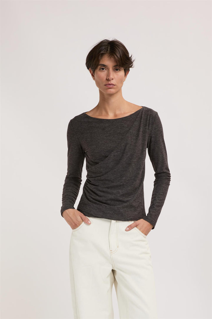 maglia pullover grigio scuro