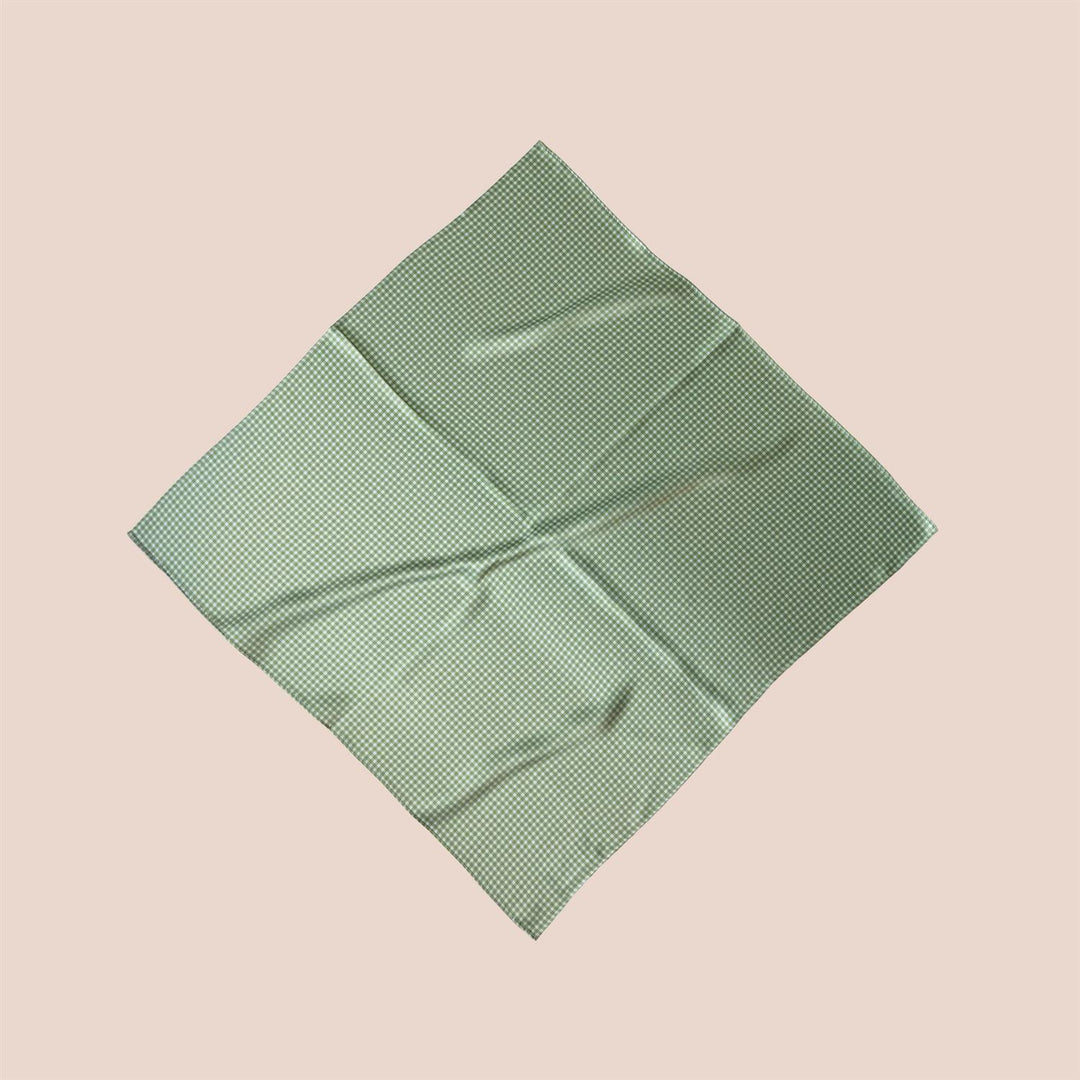 Silkeskjerf Como Light Green