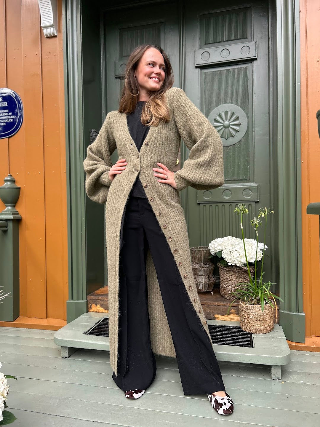 Montana dress khaki green