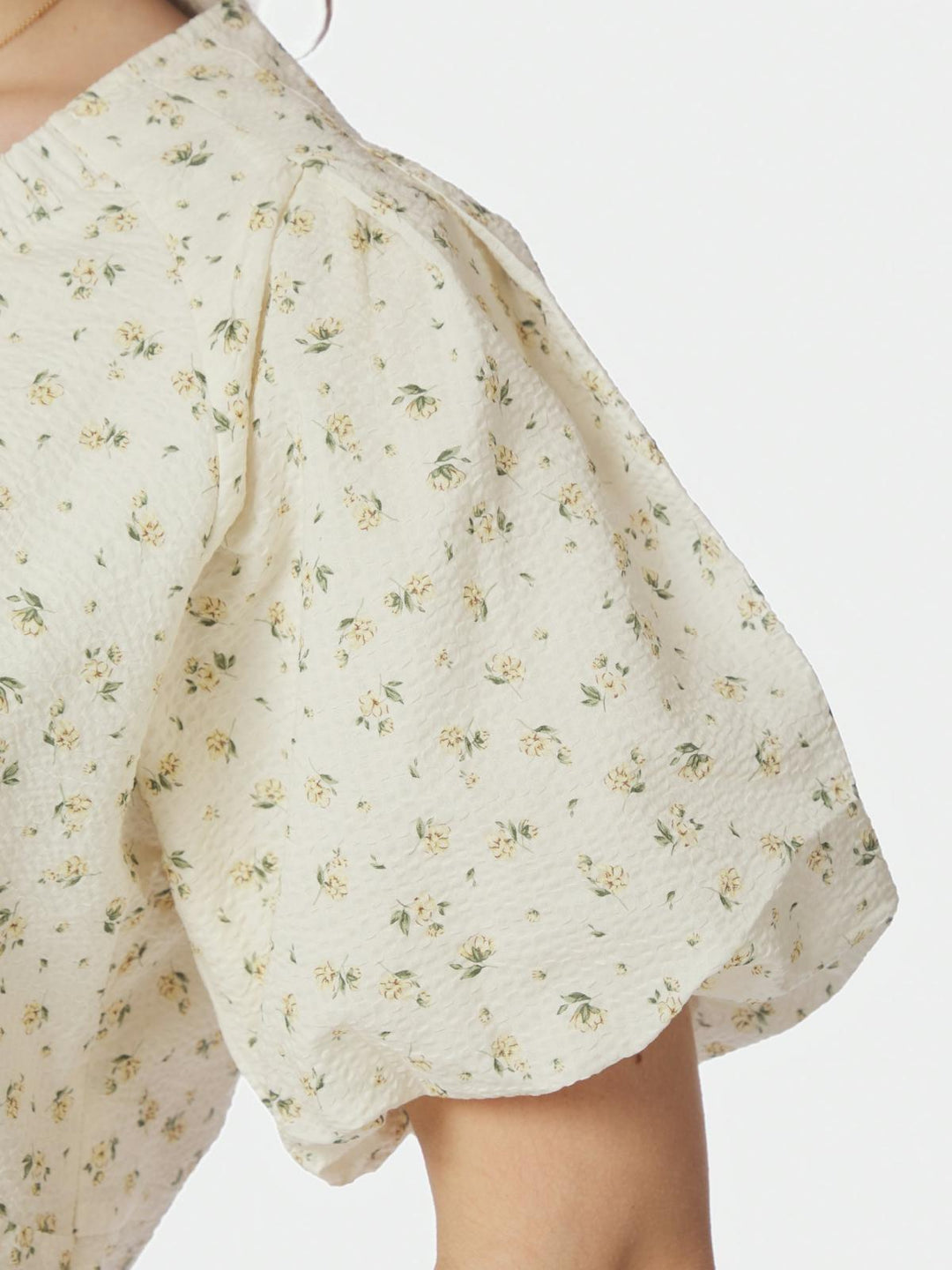 Irina Small Rose Flower Blouse
