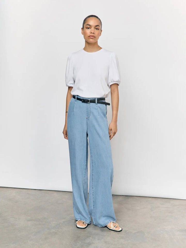 FRAME LISA WIDE MW PANT NOOS