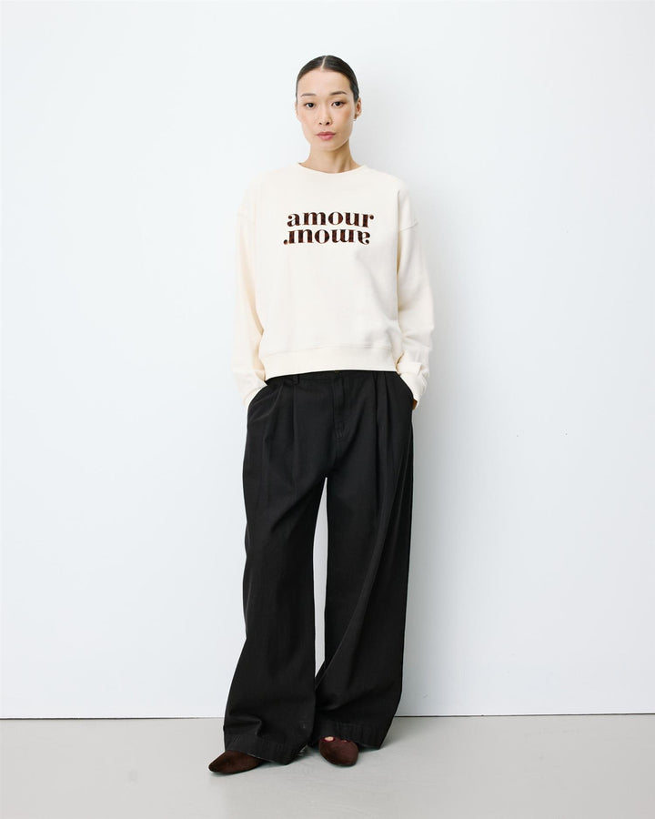 Amery relaxed slogan sweatshirt