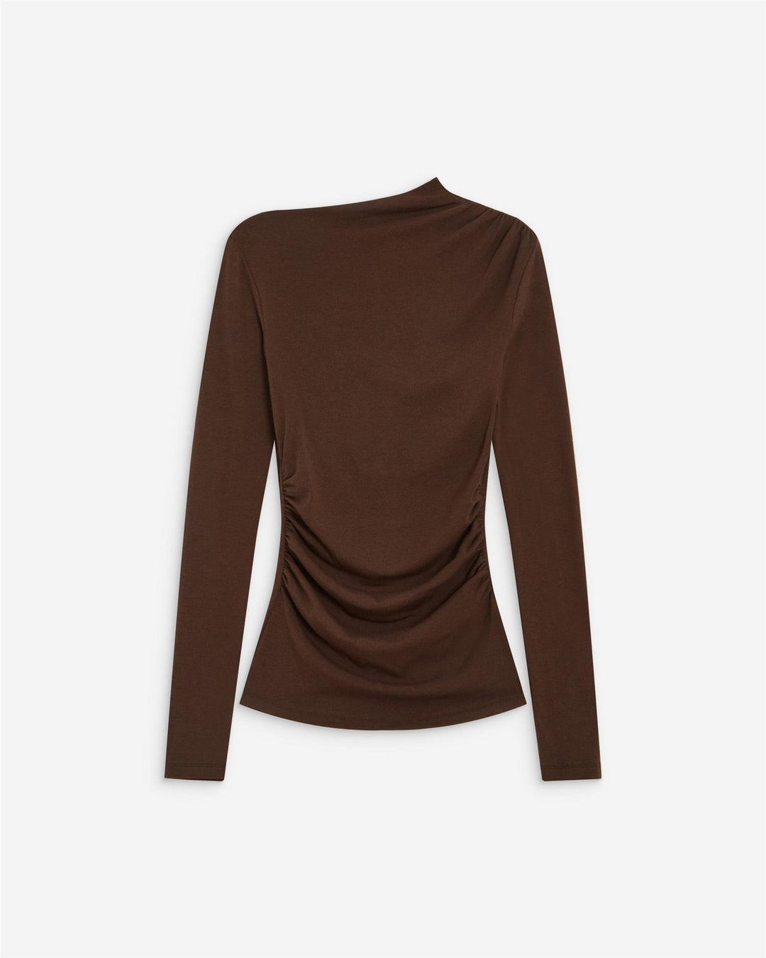 Aurygny Long sleeve asymmetric draped top