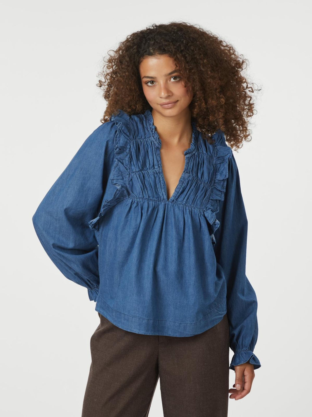 Janis Denim Blouse