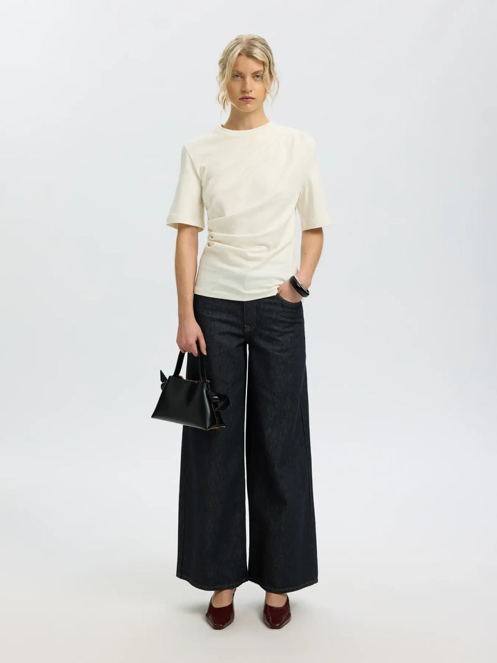 Woline light twist tee egret