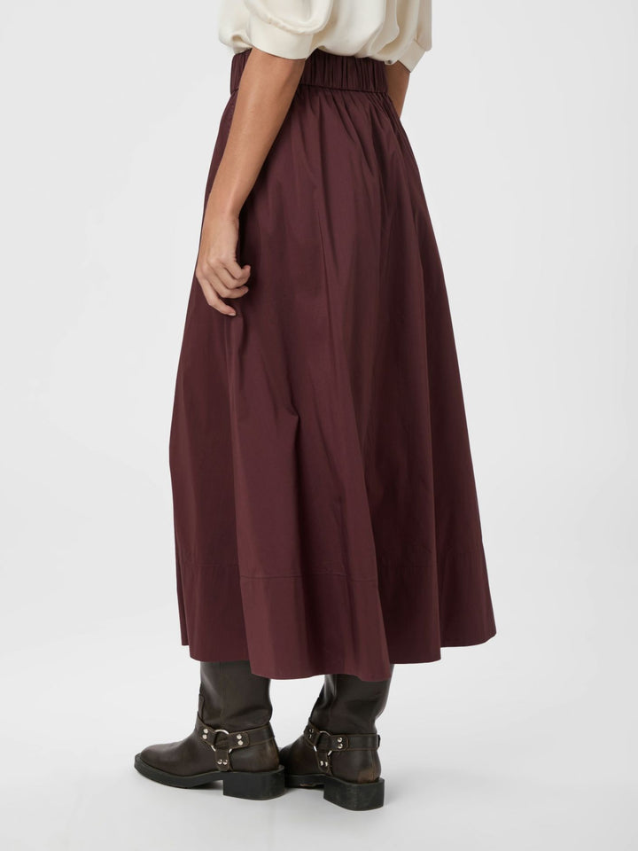 Yara poplin skirt
