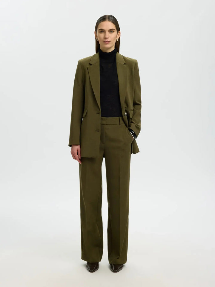 rita wide pant green