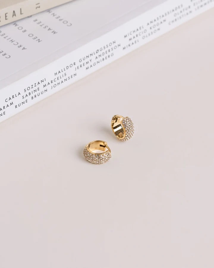 Amour Gold Hoops Small