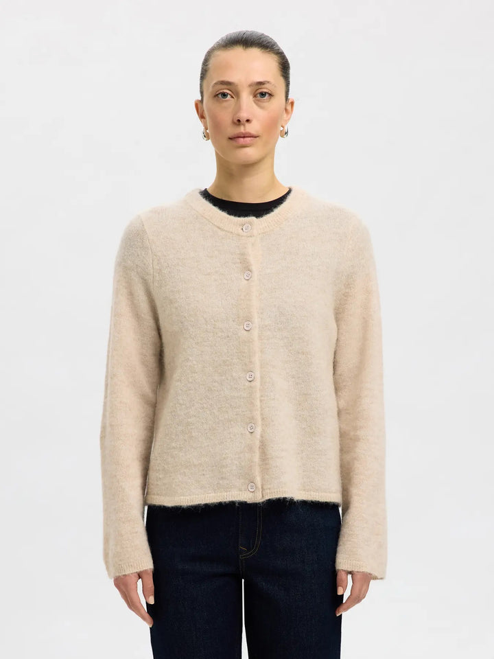 lulu new knit cardigan birch
