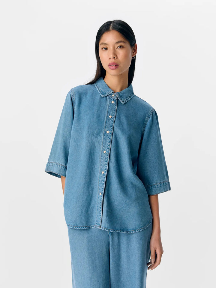 FRAME 2/4 RE DENIM TOP NOOS