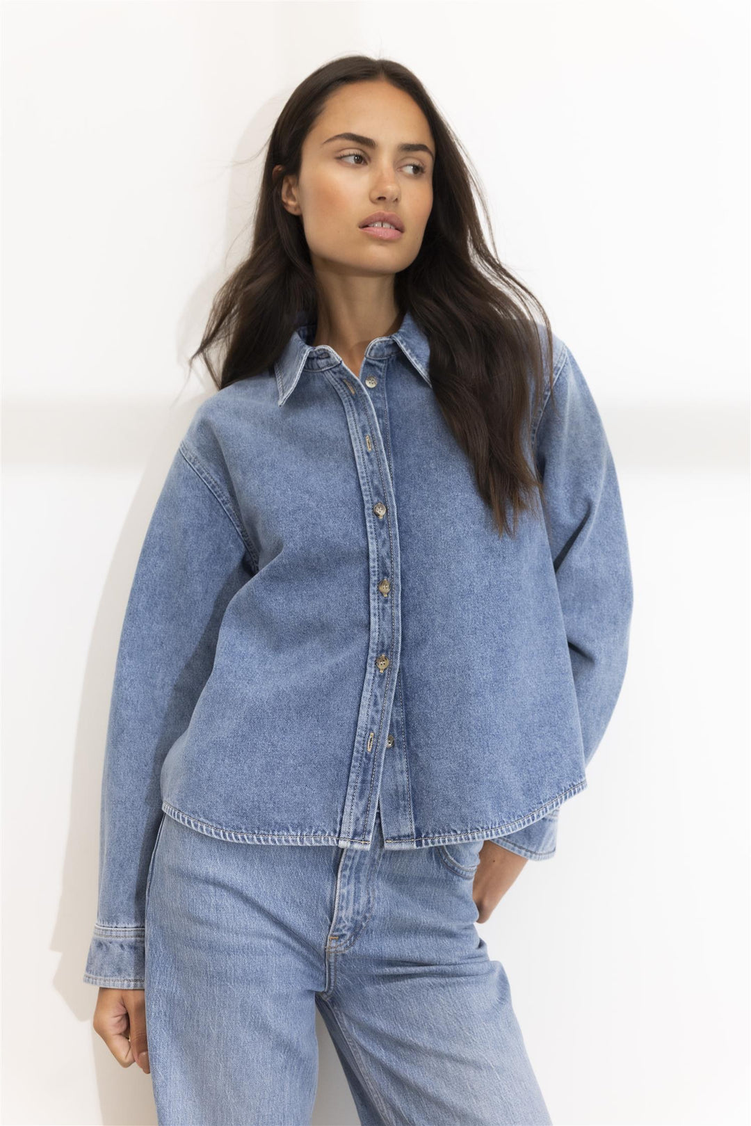 francis shirt mid blue
