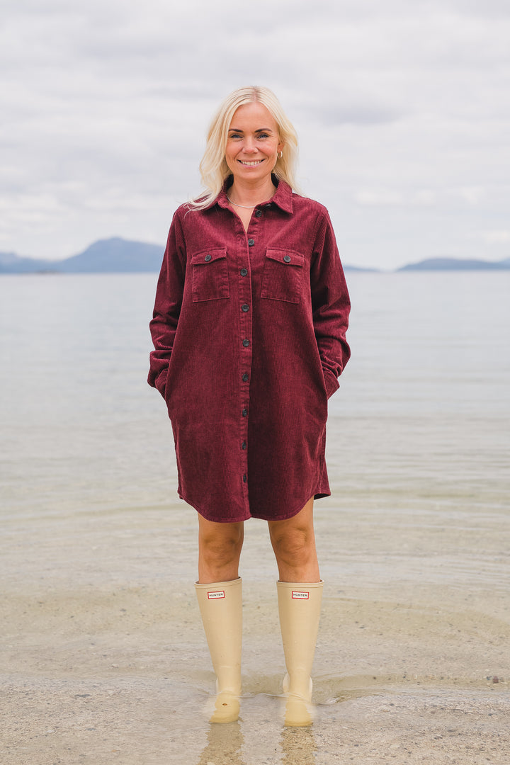 Ella short shirt dress choko