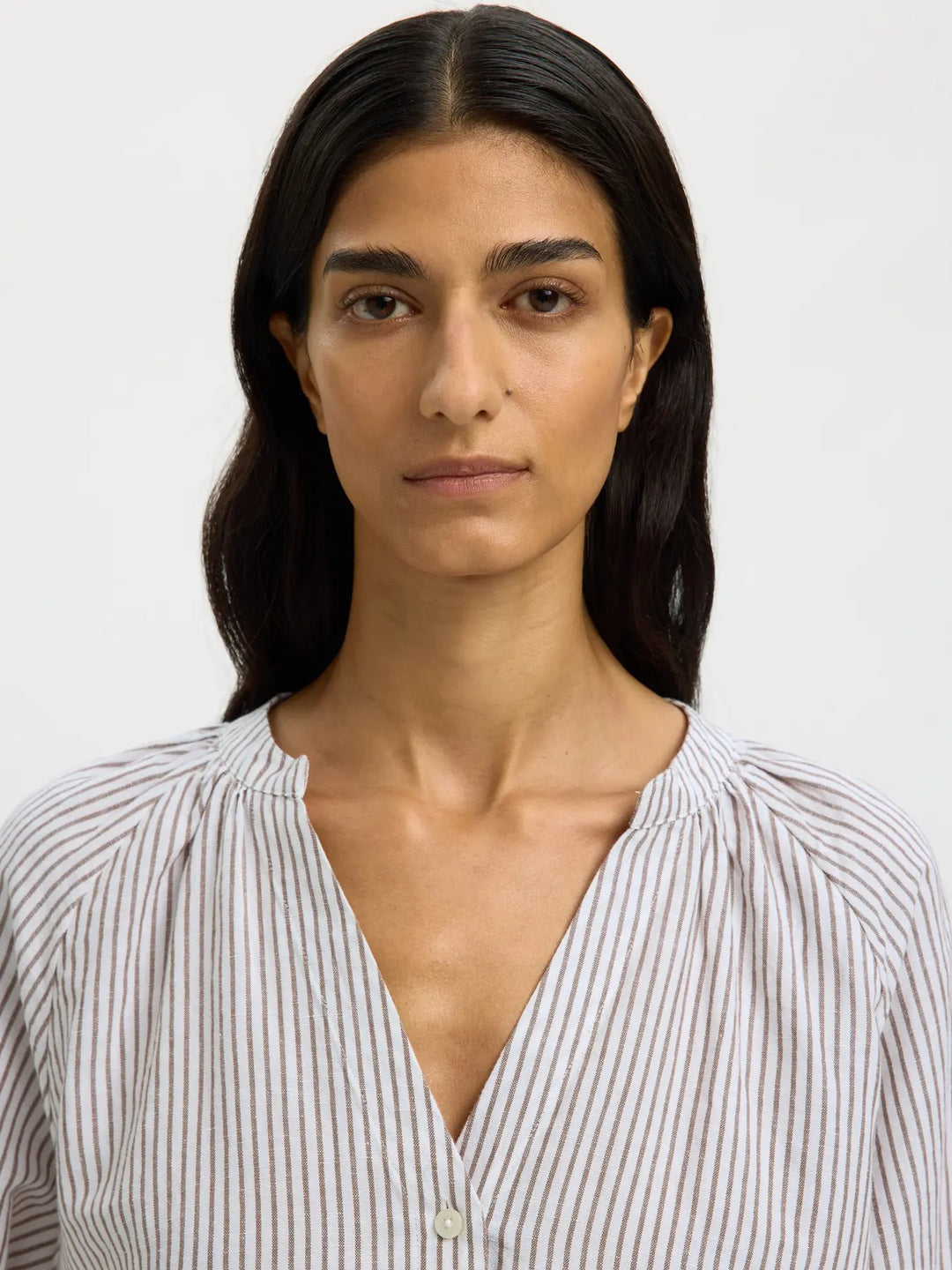 Cleo Alberta Linen Blend Shirt