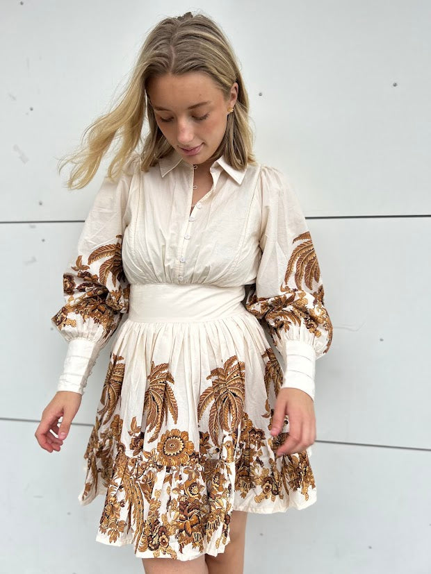 Poplin Mini Dress