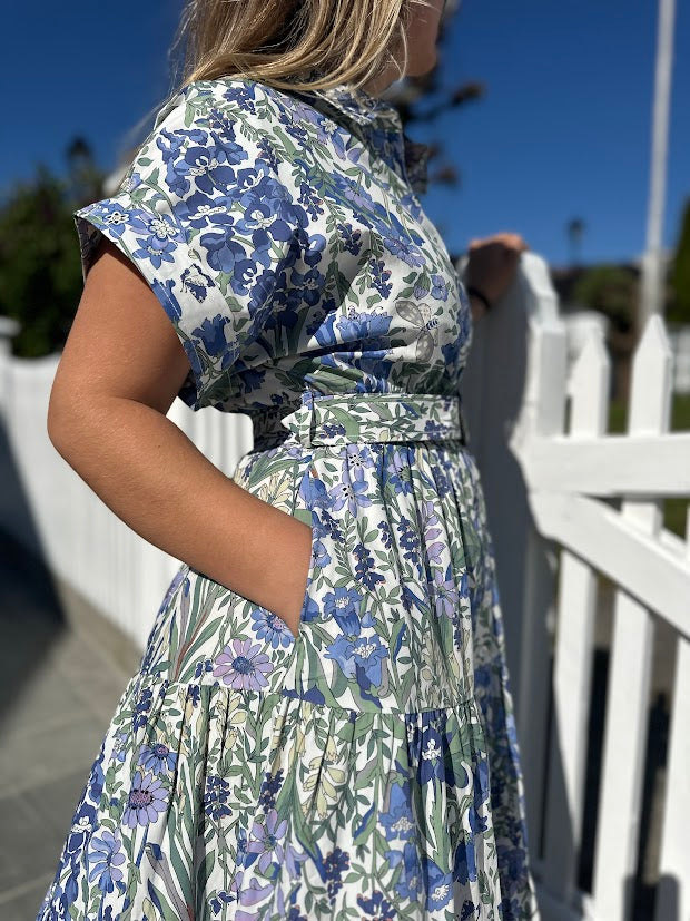 Poplin shirt dress