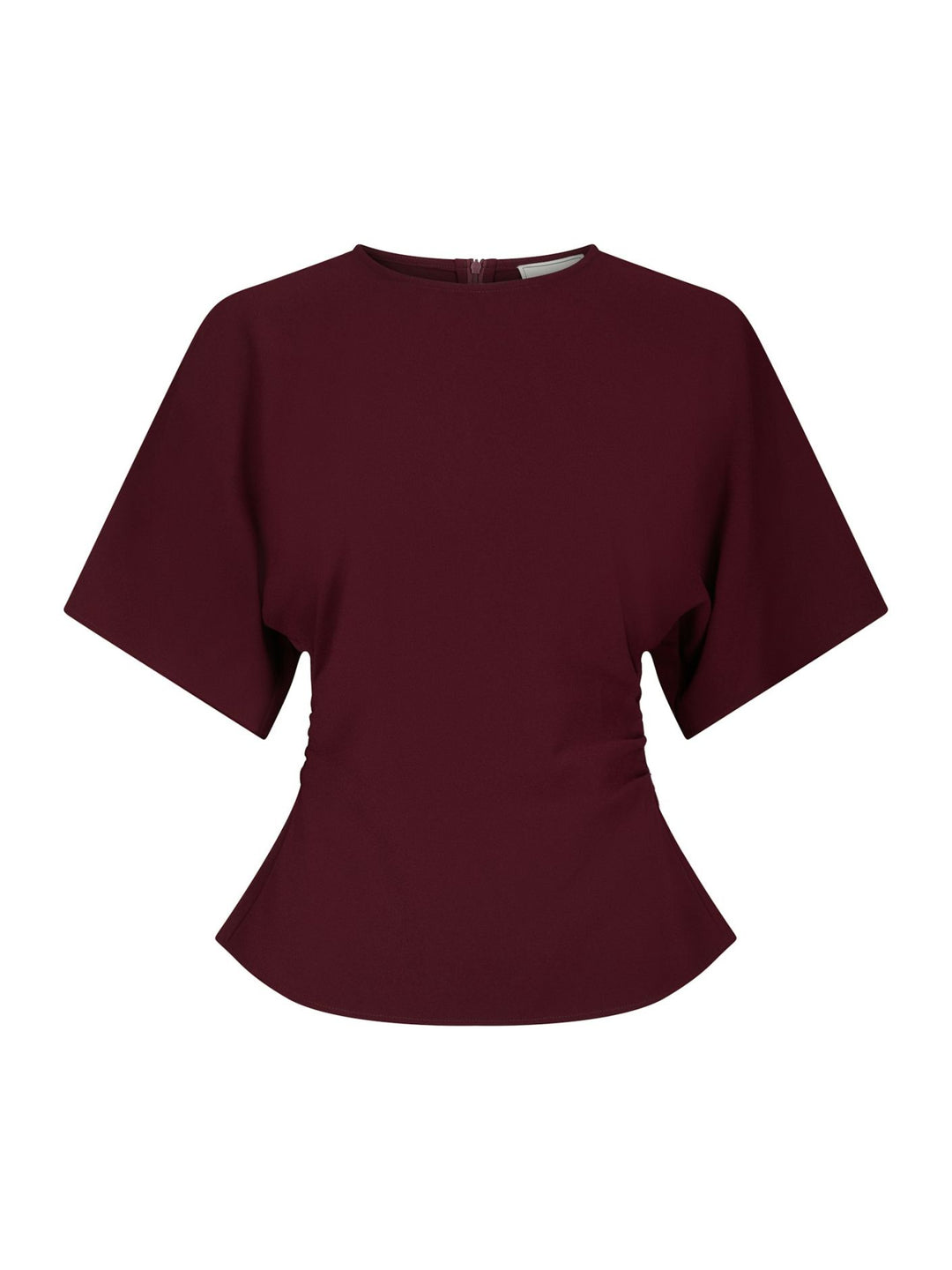 Miriel drape blouse plum