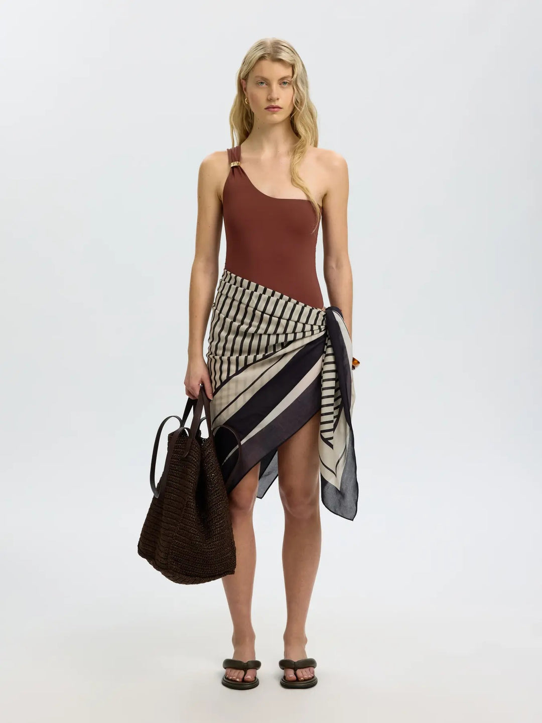 Bari One Shoulder Swimsuit
