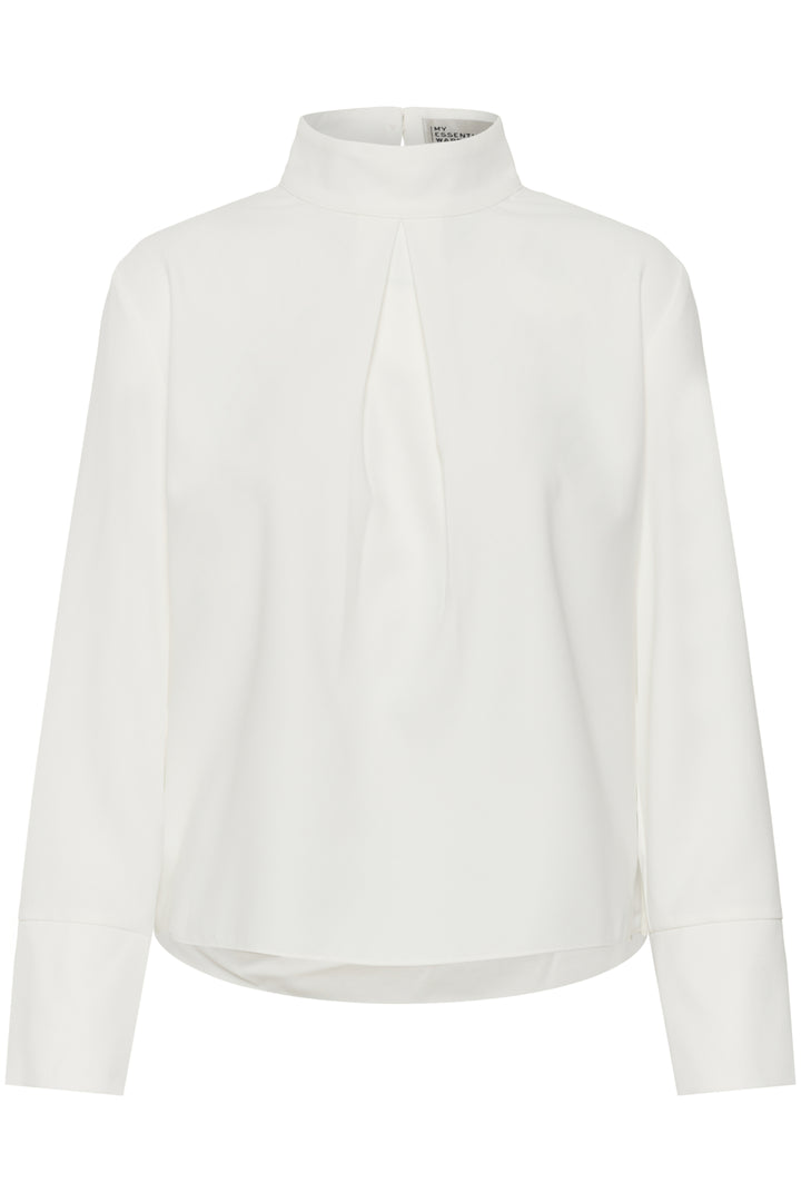 Mille waterfall blouse snow whitw