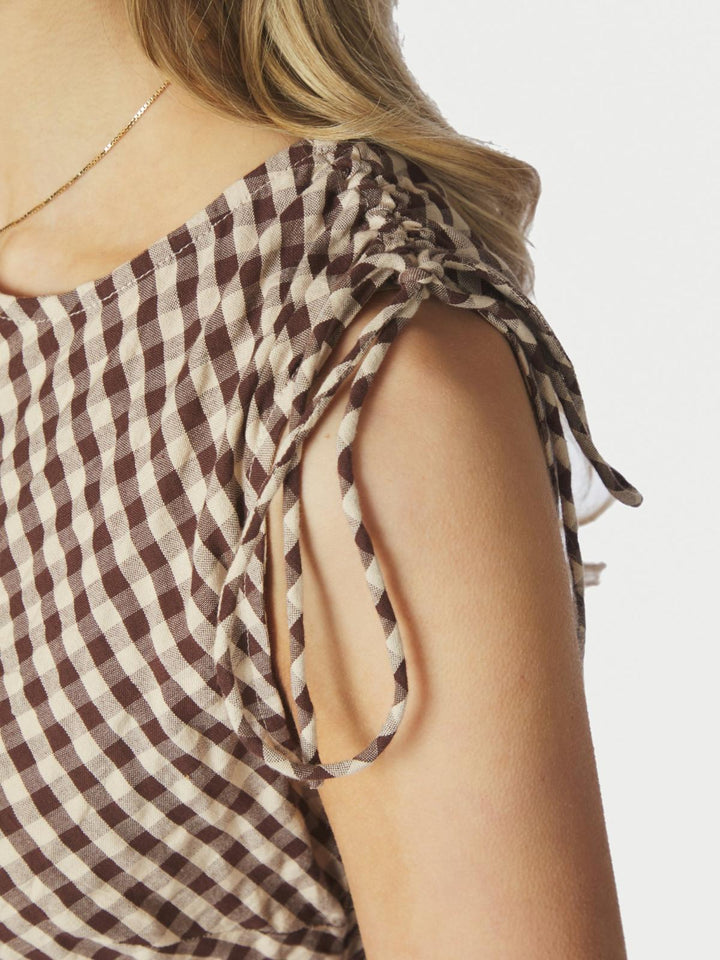 Saxton Check Dress