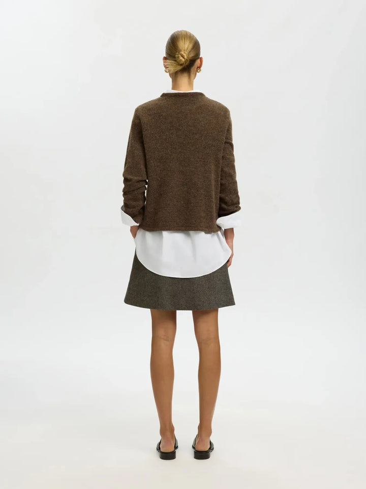 lulu new knit o-neck dachshund