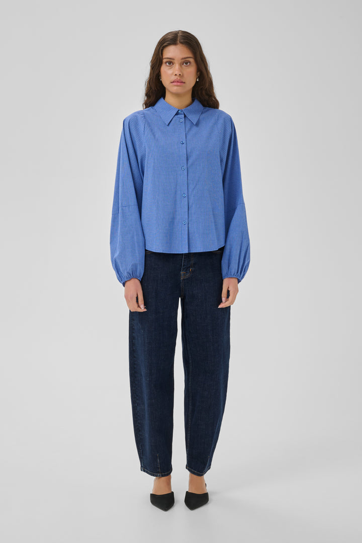 Lucy high barrel dark blue