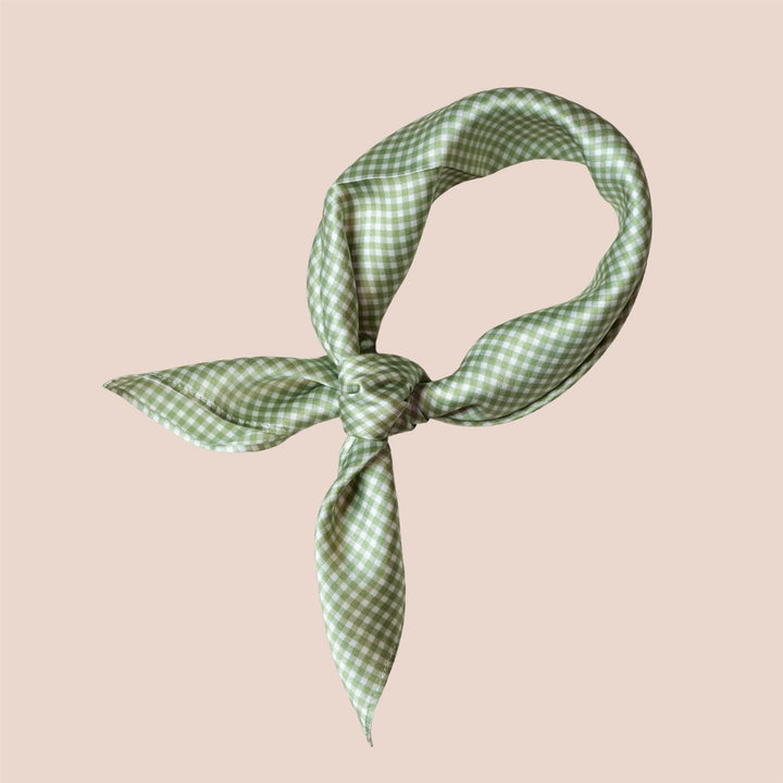 Silkeskjerf Como Light Green